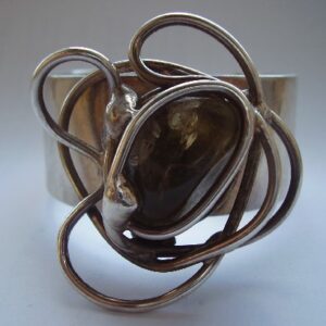 Anette Borke Denmark Huge Agate Bangle