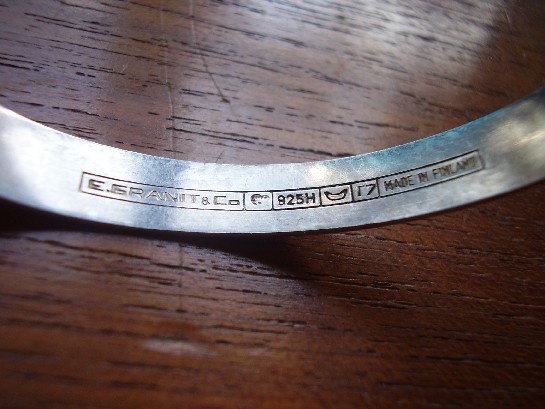 Erik Granit Finland Silver Bracelet 1972 - Image 2