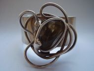 Anette Borke Denmark Huge Agate Bangle